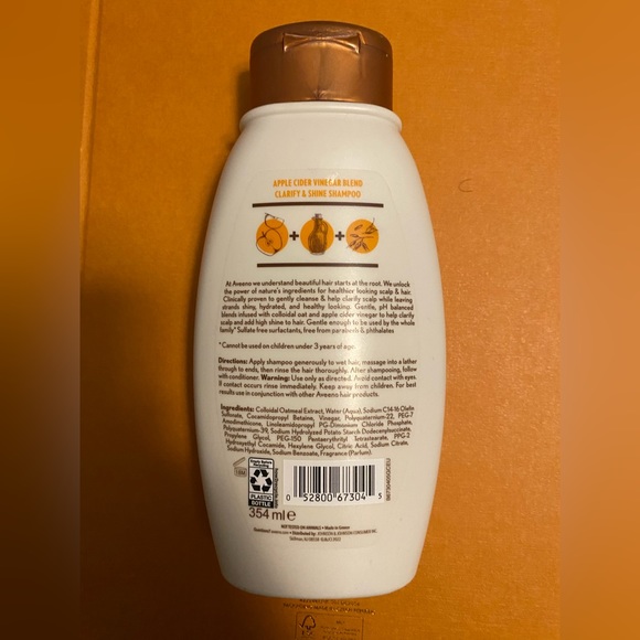 Aveeno Clarify & Shine Shampoo 12fl oz - Picture 2 of 2